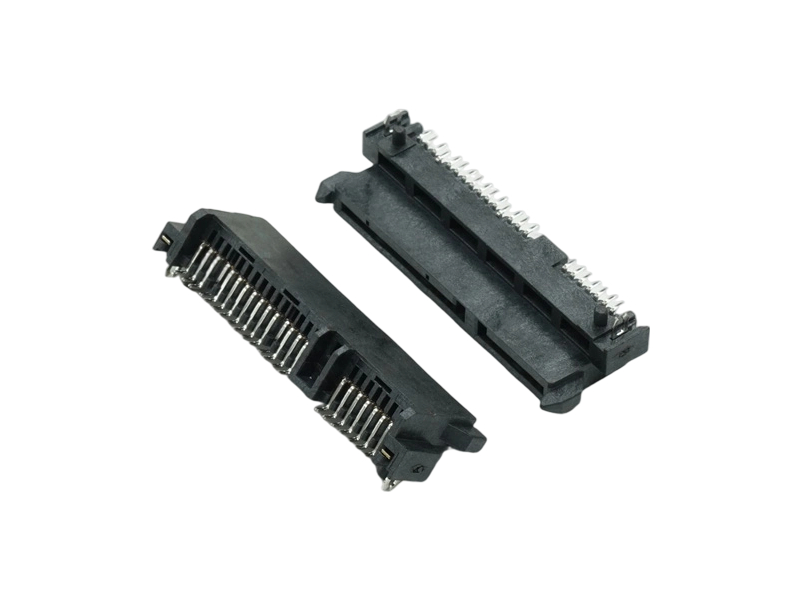 SATA 7+15P 母座板下6.74SMT 